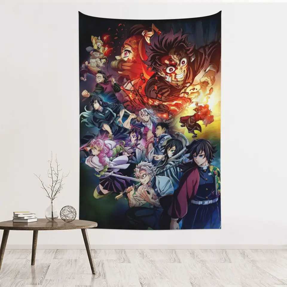 Anime Slayer Cartoon Wall Tapestry Home Decor