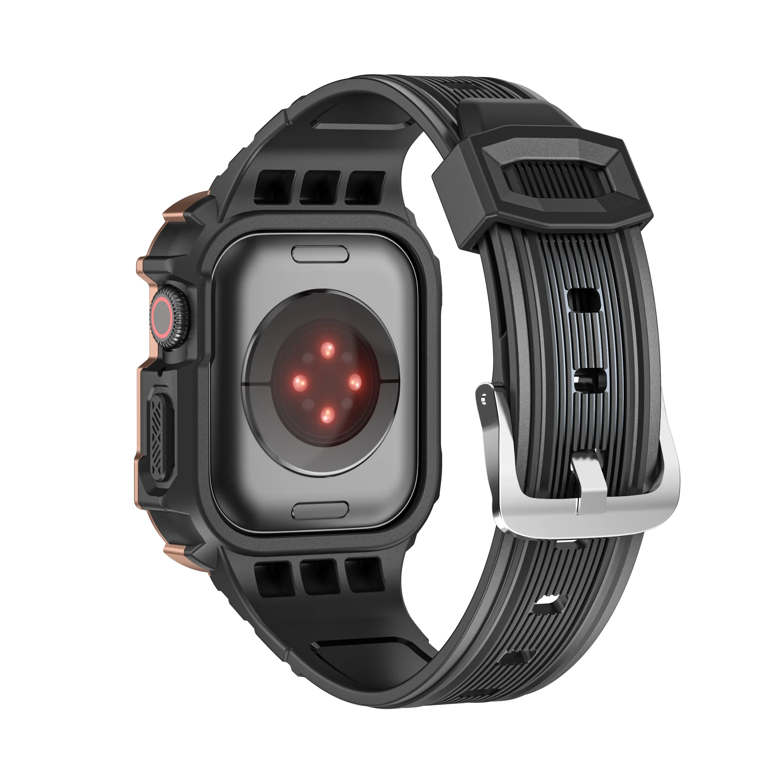 Silicone strap+case for Apple Watch Band 49mm 45mm 44mm 42mm 41mm 40mm 38mm bracelet iWatch Series ultra 9 8 7 6 5 4 3 SE Cover