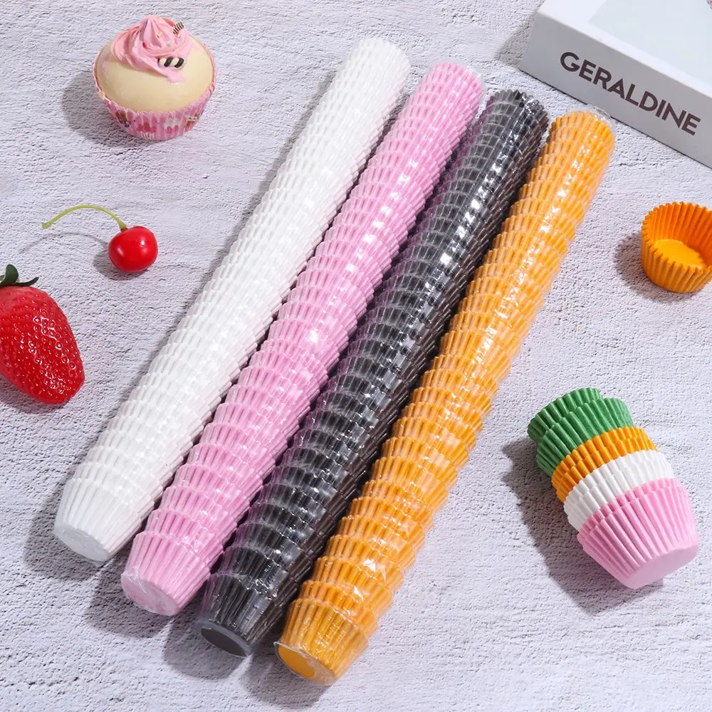 Mini Cupcake Vormpjes Papier - 500/1000 stuks (6 kleuren)