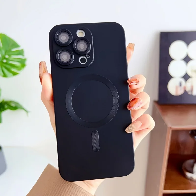 Magnetic Metallic Camera Lens Protector For Iphone Pro Max Series_voghion.com