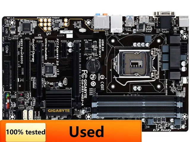 기가바이트 GA-B85-HD3-A LGA 1150 DDR3 32GB, i3 i5 i7 데스크탑 마더보드 USB3.0 정품 중고