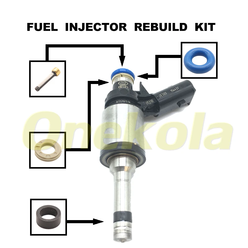Fuel Injector Repair Kits For 2014-16 Kia Forte Hyundai Elantra 2.0L L4