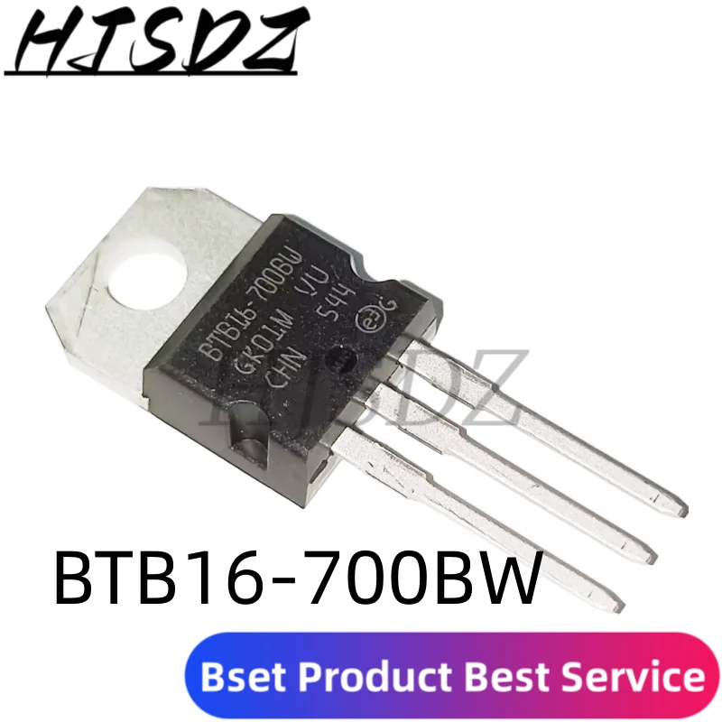 

BTB16-700BW BTB16700BW BTB16 700BW TO-220 16A 700V IC, 5 unidades
