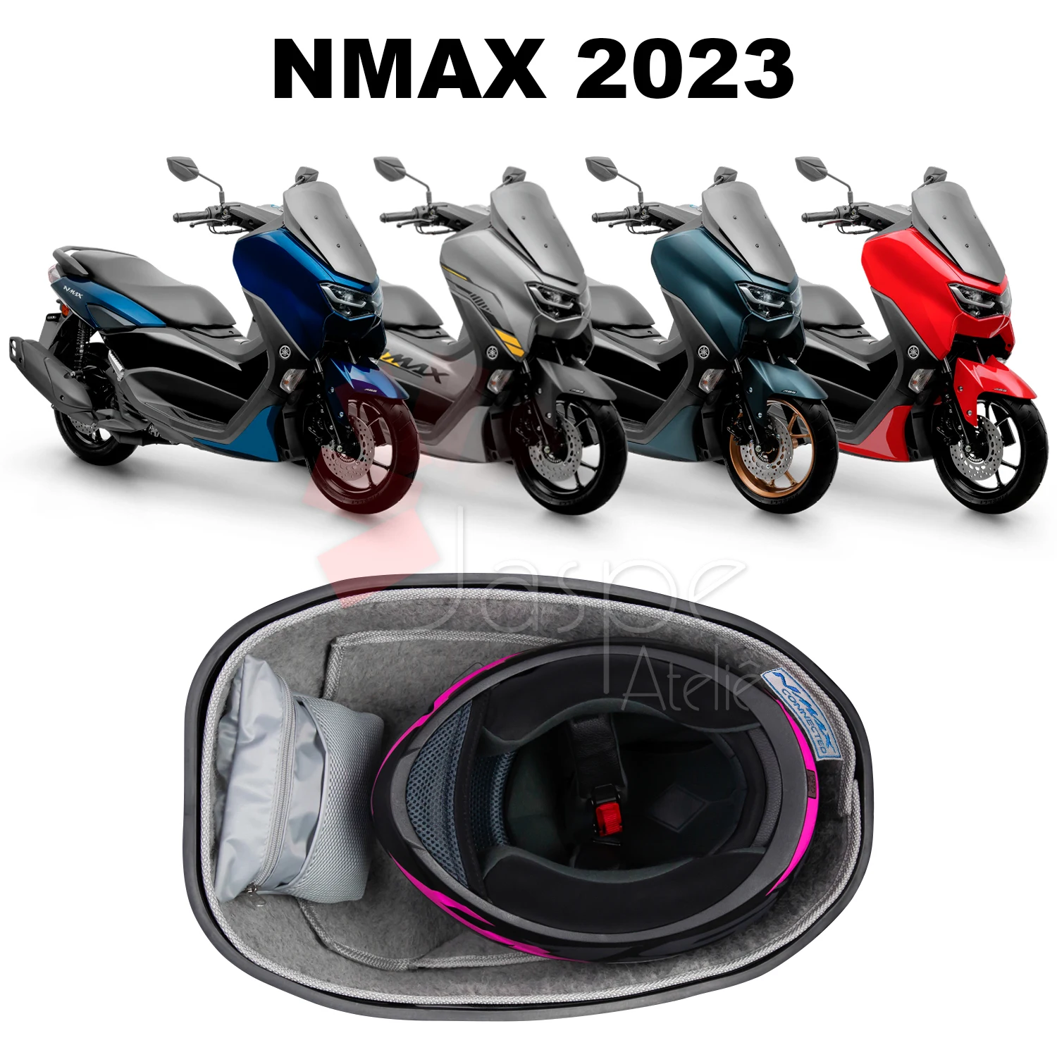 Yamaha Nmax 2023 Connected Grey Standard Lining
