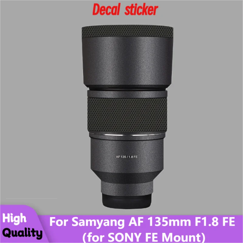 

Для Samyang AF 135 мм F1.8 FE для SONY FE Mount наклейка на рассеиватель Защитная Наклейка виниловая пленка защитное покрытие от царапин