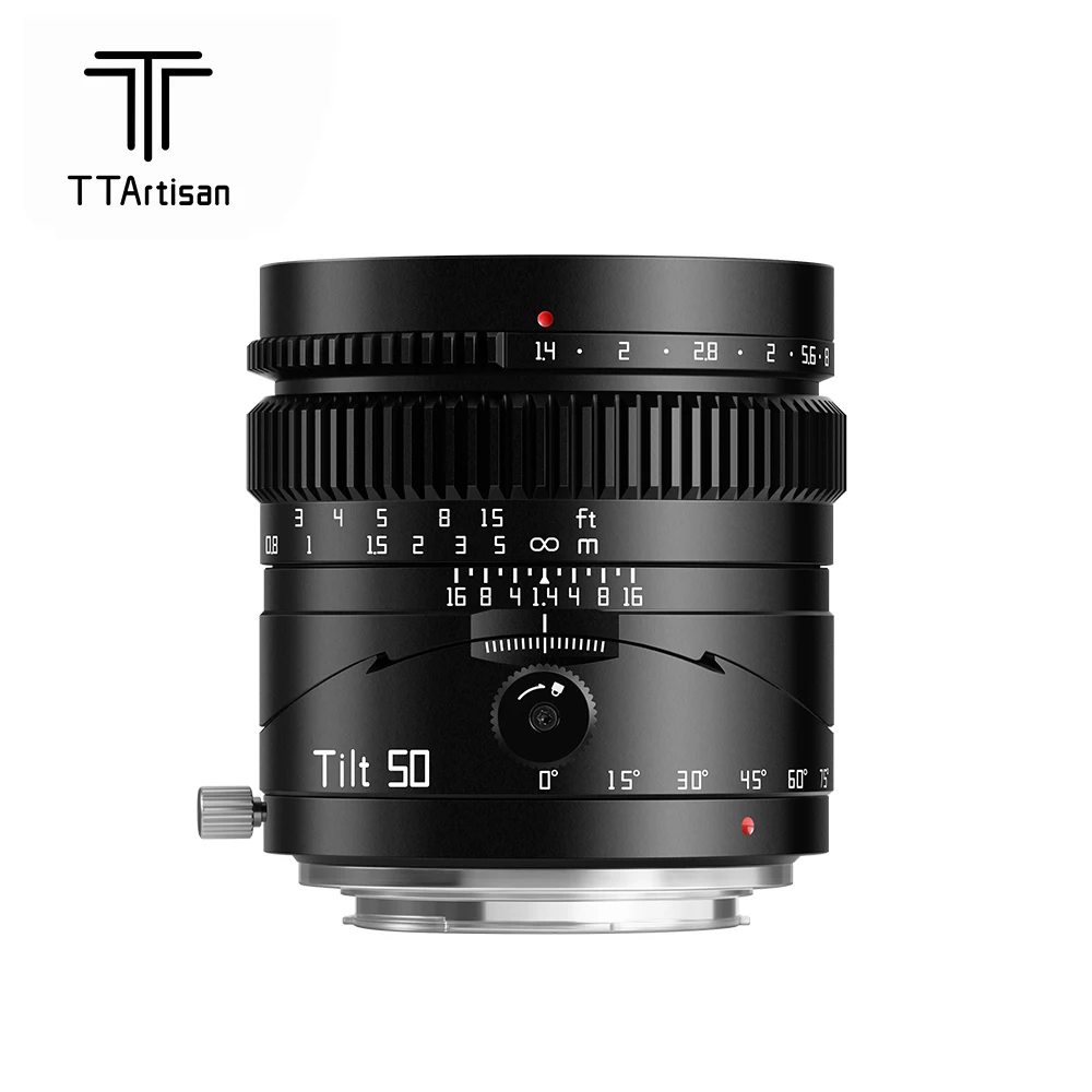 

TTArtisan 50mm F1.4 Tilt Shift Full Frame Large Aperture Manual Lens for Sony E NEX A6300 A6400 A7MIV Leica Sigma Panasonic L