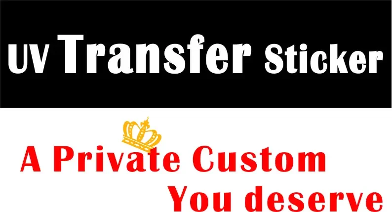 Benutzer definierte 3d UV-Transfer Aufkleber Auto Etiketten Farbe Aufkleber personal isierte Marke Logo Name Pegatinas Kawai DIY selbst klebend wasserdicht – Detail 1