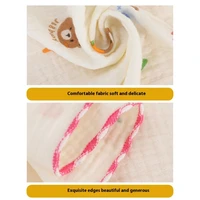 J15U Newborns Skin Care Washcloth Soft Cotton Towel Quick Absorbing Machine Washable Reusable Baby Bathing