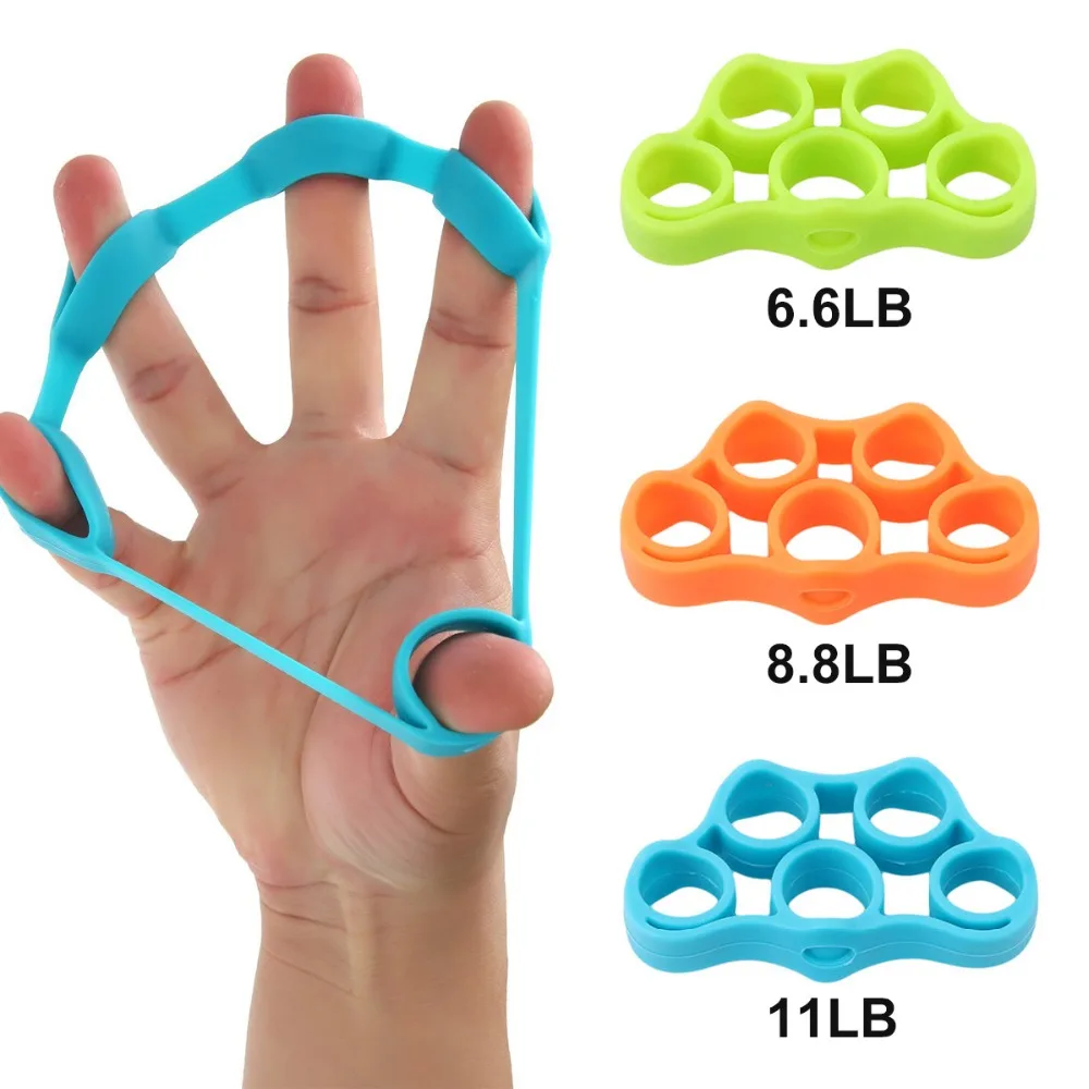 Silicone Hand Expander 1Pcs Finger Hand Grip Finger Training Stretcher Trainer Strength Resistance Bands Wrist Exercise Fitness Hand Strengthener Finger Strength Trainer Finger Trainer Hand Grip Trainers Hand Grip Exerciser Hand Trainer Wrist Exerciser Hand Exerciser