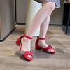Children Mary Janes for Party Wedding Shows Girls Low Heels Pleated Rhinestones Sandals Classic Kids Princess Shoes PU 2024 New 3