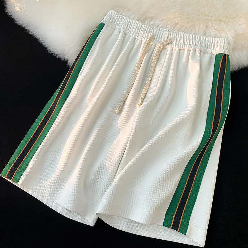 Shorts Mens 2023 Pants Korea Fashion Clothing New Summer Mens Sweatpants Streetwear Beach Short Pants For Men Wide Leg Pants