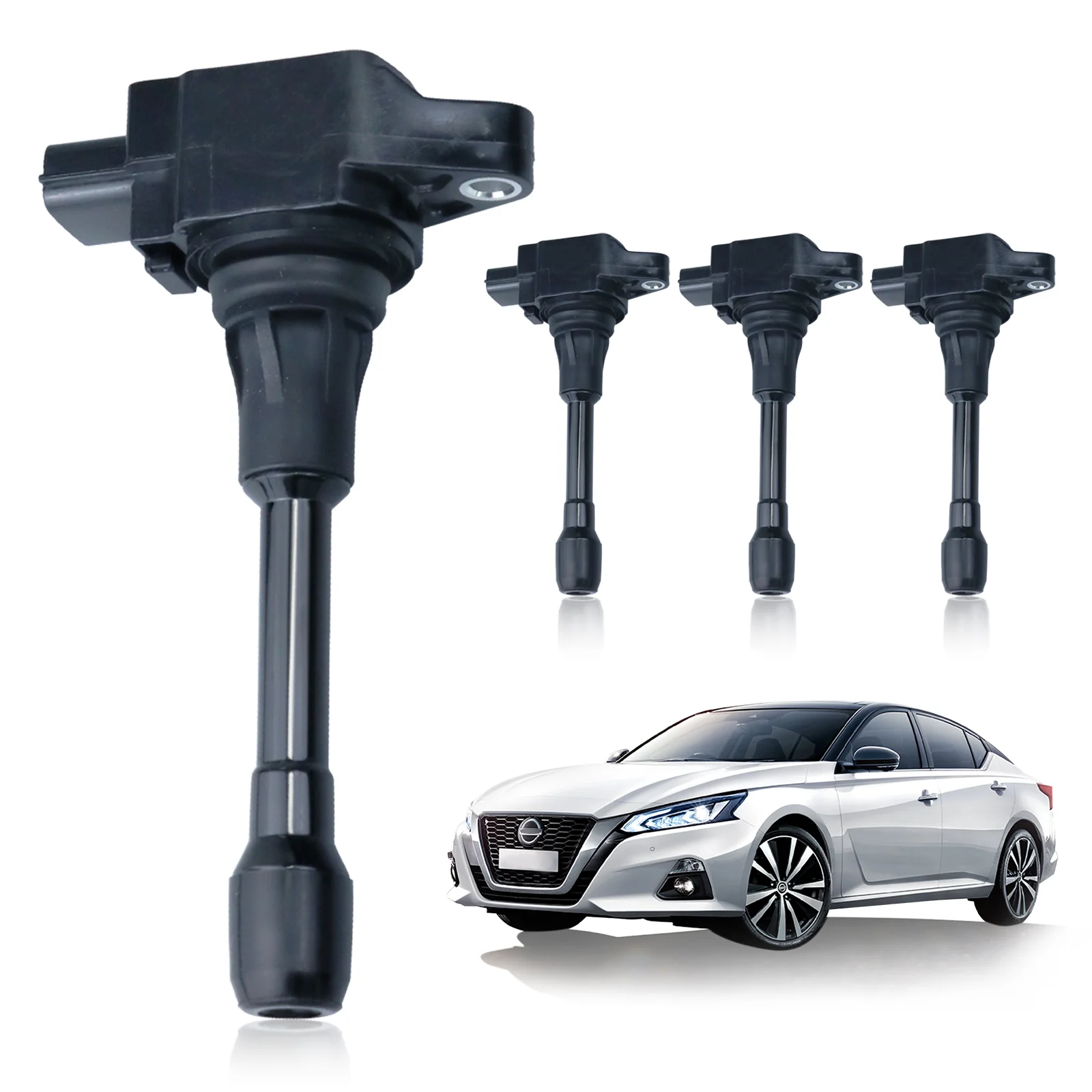 Комплект катушек зажигания HUALIC, комплект из 4 предметов, совместимых с Nissan Altima Sentra Rogue Versa Infiniti QX60 C1696 UF-549