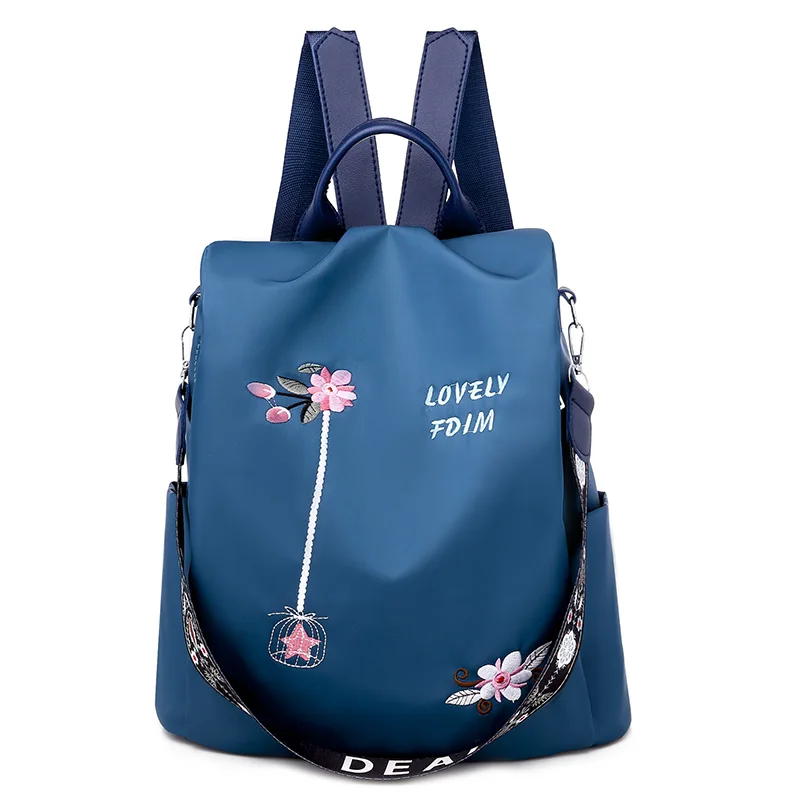 thumbnail image 1 of Mochila antirrobo de estilo moderno para mujer, mochilas de tela Oxford para la escuela, mochilas de viaje de alta calidad de diseñador para adolescentes y niñas, 1 of 5