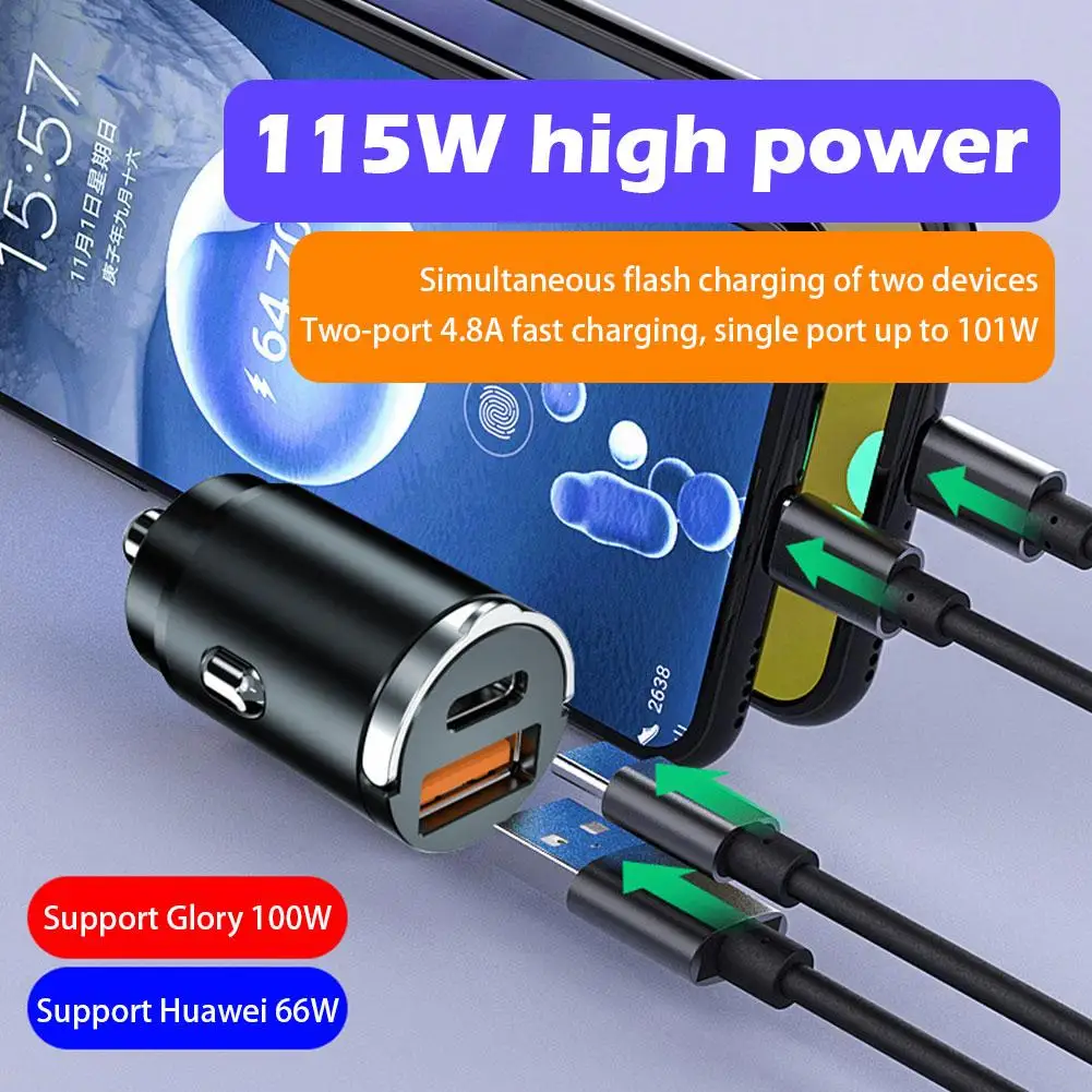 200W QC3.0 PD  , 5A  , 2 Ʈ, 12-24V   ,   Ϳ USBC 