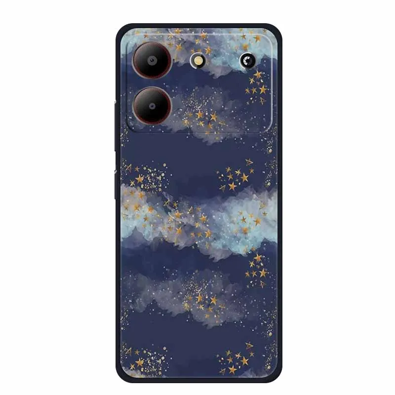 Marble TPU Soft Silicone Back Cover - Colorful Phone Case