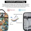 Dog Man Superhero Comic Thermal Insulated Lunch Bag for Office Portable Food Bag Container Men Women Cooler Thermal Lunch Boxes 5