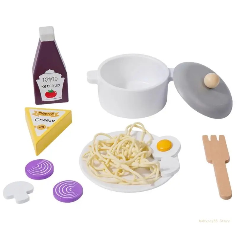 

Y4UD Toddler Pretend Play Kitchen Toy Simulation Cookware Kitchen Cooking Utensils