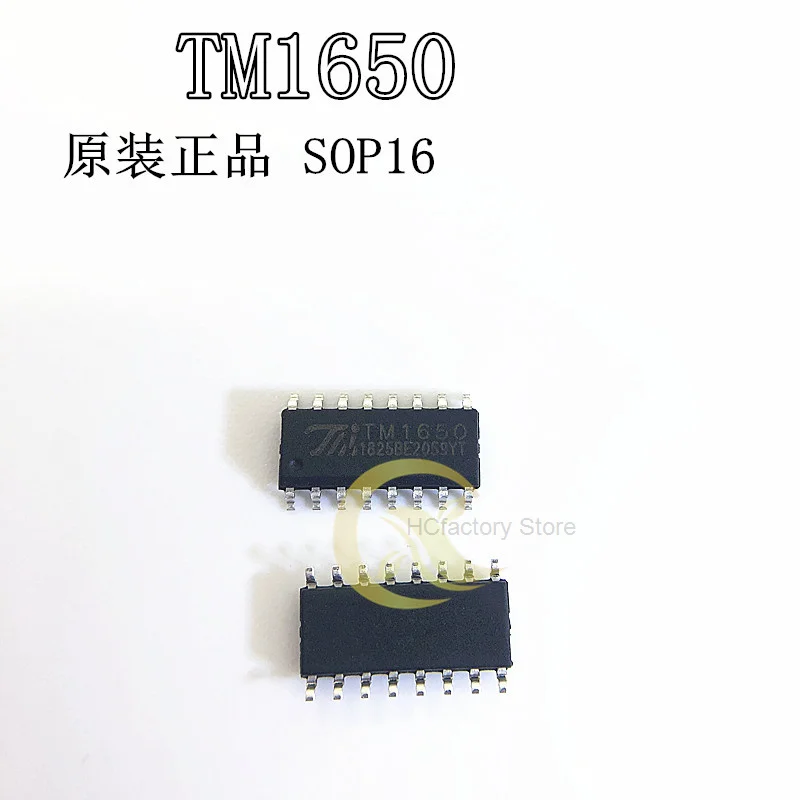 

Новый оригинальный 10 UDS tm1650 чип SOP16 8 × 4 nixie лампа, оригинальный продукт, список BOM, быстрая цитата