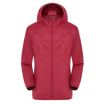 Camping Rain Jacket Men Women Waterproof Sun Protection Clothing Fishing Hunting Clothes Quick Dry Skin Windbreaker With Pocket 5