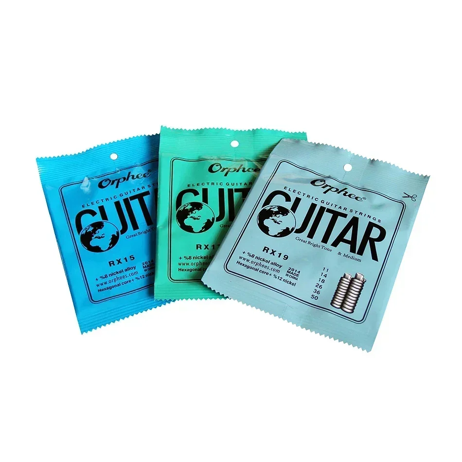 Corda MI Singola Orphee RX-1 Per Chitarra Elettrica – Calibro 0.009, Super Leggera, Set Da 10, Anima In Acciaio