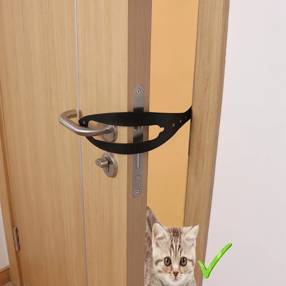 Pet Door Holder Cats Adjustable Strap Door Stopper or Pets Fast Buckle Holder Cat Accessories