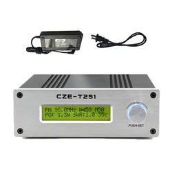 CZE-T251 25W FM Transmitter  Radio Broadcasting 25Watts for Car Church Long Range Radio Station Equipments customized