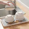 Double Layer Kitchen Drain Tray Dish Drainer Fruit Vegetable Water Drain Racks Washing Drying Rack Serving Plate Detachable Stor 2
