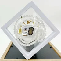 Muslim Prayer Beads Bracelet And Finger Counter Set Colour 99 Imitation Pearl Bracelets Resettable Finger Counter Ring - Image 6