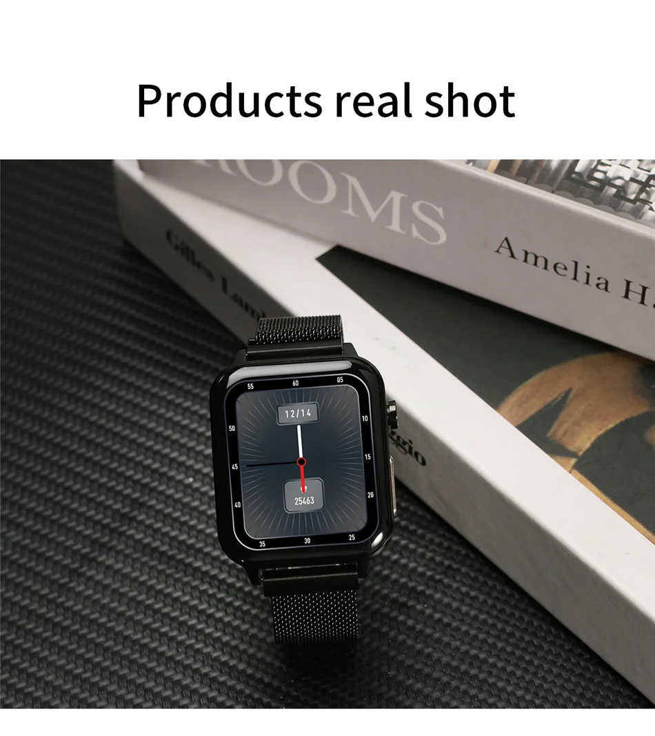 2022 LIGE ECG Men's Smart Watch With Body Temperature Heart Rate Blood Pressure Monitor Health Smart Bracelet For Huawei Xiaomi