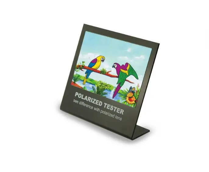 teste para teste polarizando óculos de sol