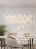 2024 Luxury Crystal Restaurant Pendant Light Luxury Italian Designer Dining Hall Lamp Kitchen Bar Table Decorative Pendant Lamp 2
