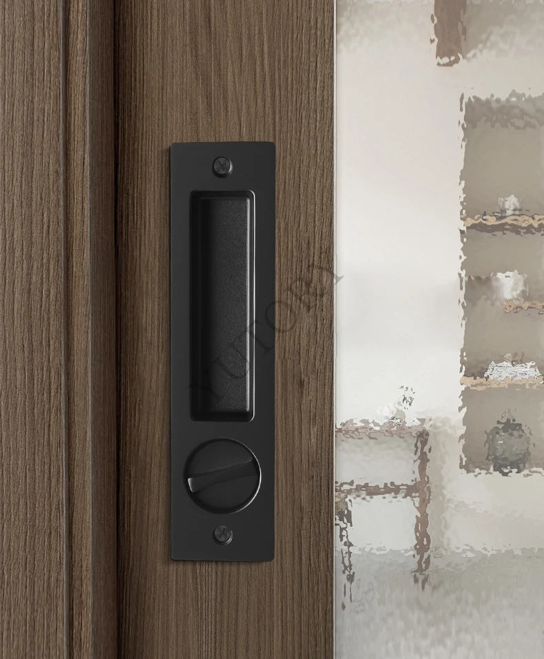 Translation sliding door lock indoor kitchen balcony double opening wooden door sliding lock