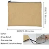 Linen Makeup Bags Thank You Teacher French Print Simple Wristlet Clutch Bag Beach Stationery Storage Travel Organizer Case Gifts 6