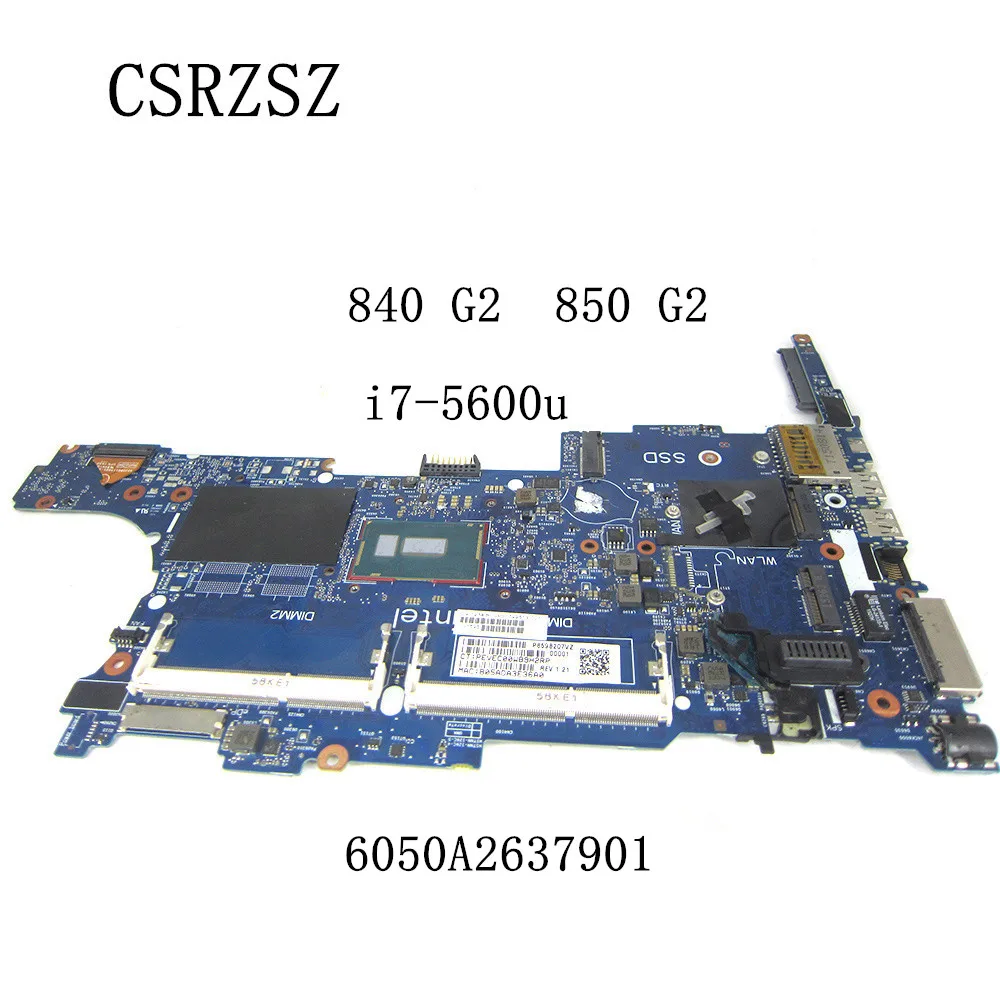 

Материнская плата для ноутбука HP Elitebook 840 G2 850 G2 с процессором i7-5600u 6050A2637901