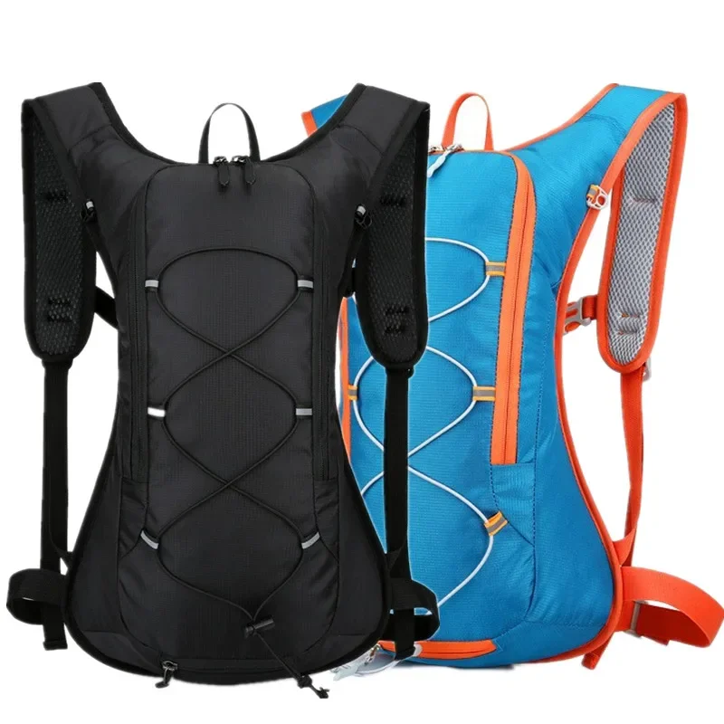 Outdoor Sport Running Backpack 12L Bike Cycling Running Hiking Hydration Water Bag Storage Helmet Pack Waterproof UltraLight Bladder Backpack