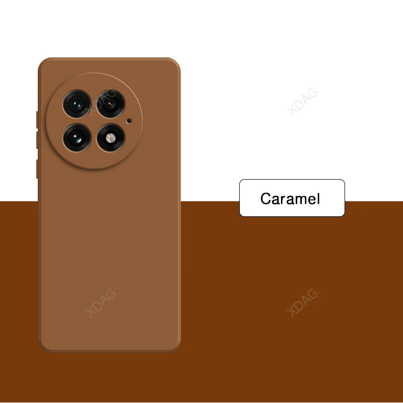 Premium Liquid Silicone Phone Case with Lens Protection - Classic Back Cover Accessory