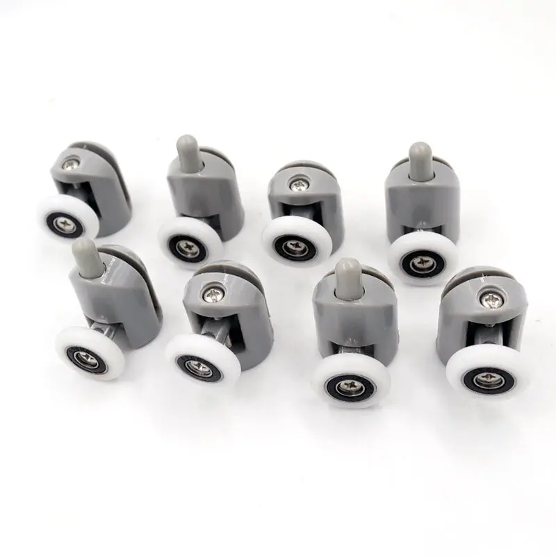 4 개-8 개/대 샤워 실 캐빈 풀리/샤워 룸 롤러/러너/바퀴/풀리 직경 20mm/22mm/23mm/25mm/27mm