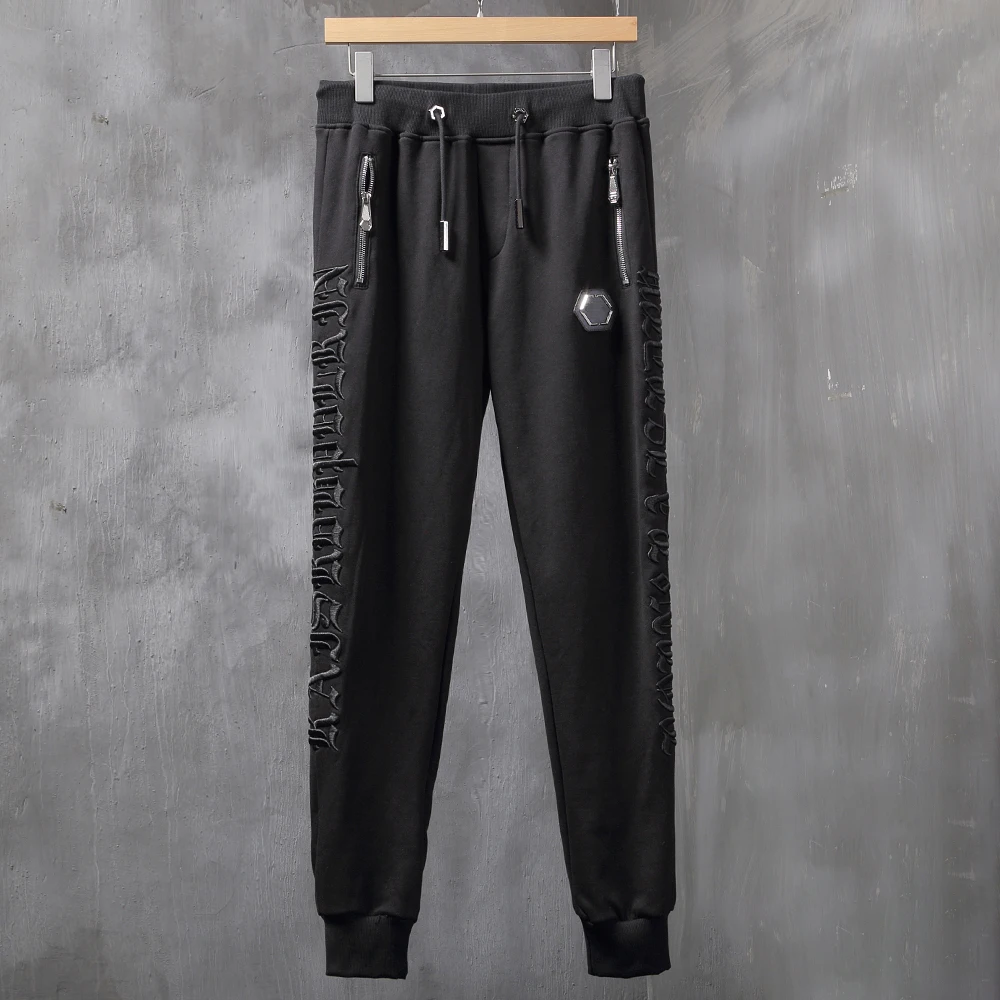 2024 top brand men's pure cotton letter embroidery 2-piece hooded sweater pants sportswear Ropa deportiva con capucha uomo plein 5