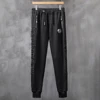 2024 top brand men's pure cotton letter embroidery 2-piece hooded sweater pants sportswear Ropa deportiva con capucha uomo plein 5