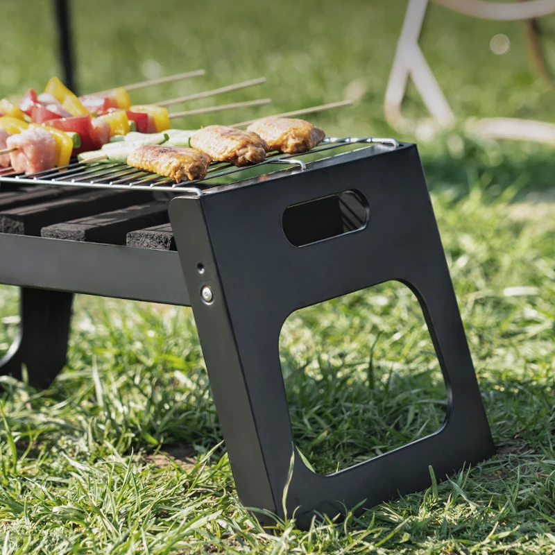 GOWENIC Portable Barbecue Grill, Barbecue Desk Tabletop Smokeless