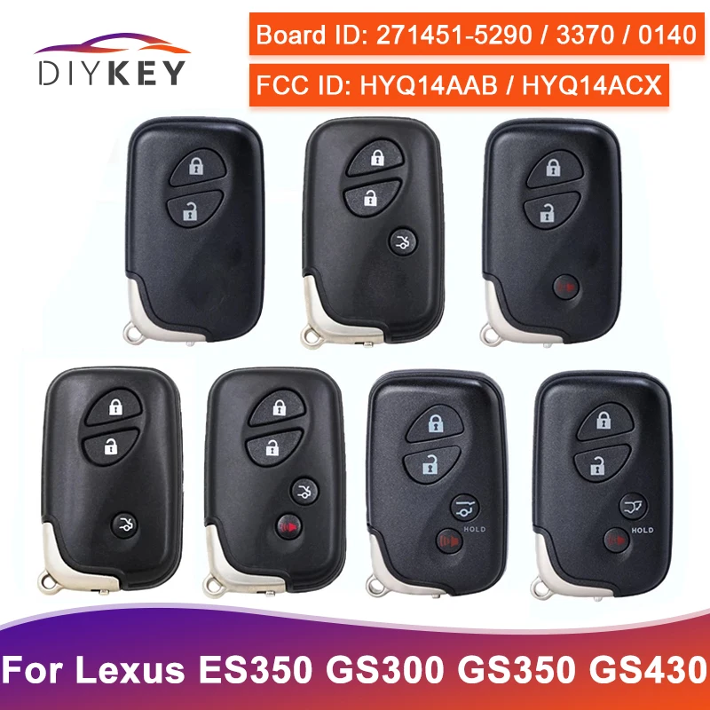 Keyless Smart Key Fob 314.3mhz 2714515290 3370 0140 Board For Lexus