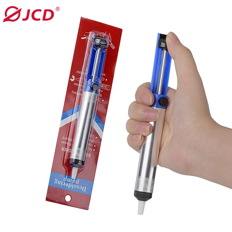 Aluminium Desoldering Suction Pump Tool Solder Sucker Suction Tin Pen Removal Device desoldering suction pump,desoldering pump,desoldering tool,electrothermal solder sucker