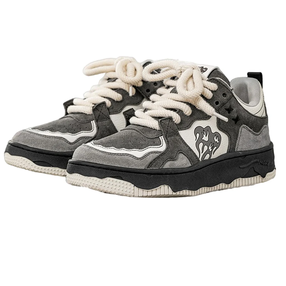 Womens Sneakers Women Vintage Casual Sneakers Y2K Korean Sports Shoes Loafers Platform Tennis Shoe