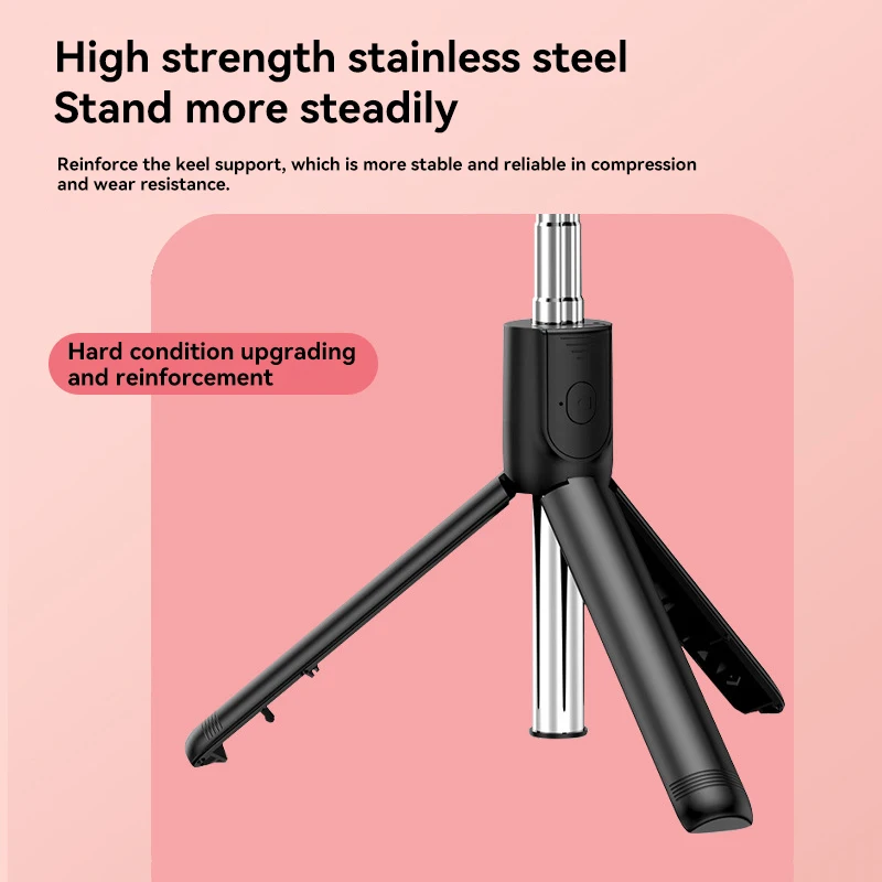 Selfie stick wireless tripod stand with light bluetooth remote for mobile phone live streaming Lenovo