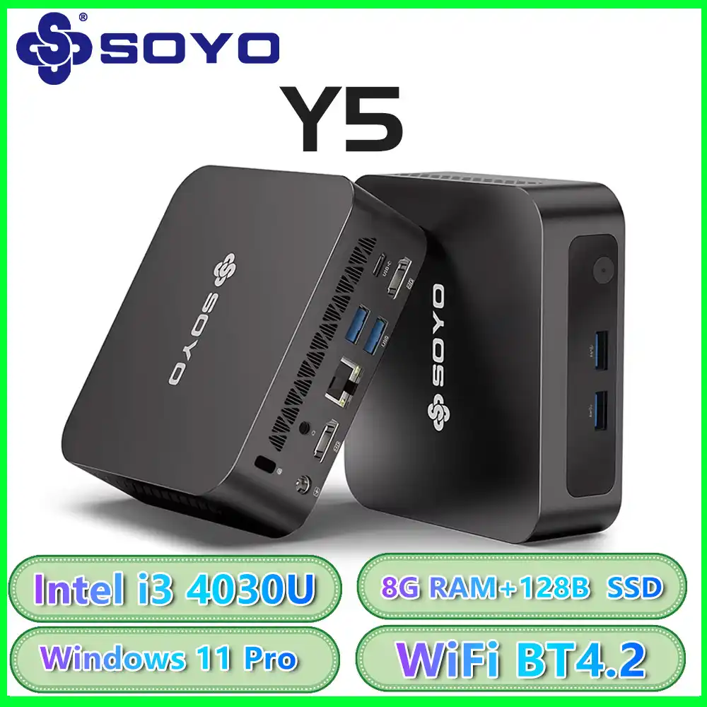 SOYO Mini PC i5 8GB 128GB Win11 Pro