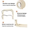 1Pcs Suction Cup Pot Lid Holder, Wall-Mounted Pot Lid Holder, Punch-Free Kitchen Storage Rack, Multi-Purpose Storage Rack, Cutting Board Rack, Multi-Layer Chopping Board Rack 5
