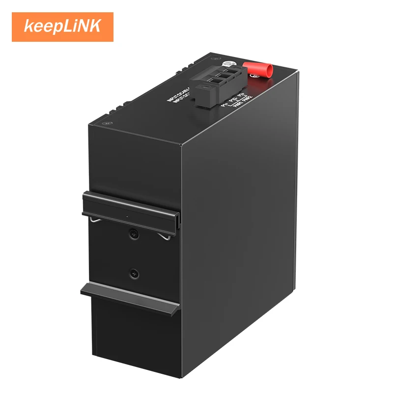 KeepLiNK 산업용 8포트 10/100 Mbps 이더넷 스위치 | 견고한 금속 하우징 IP40 | DIN 레일 장착 | 넓은 온도 범위