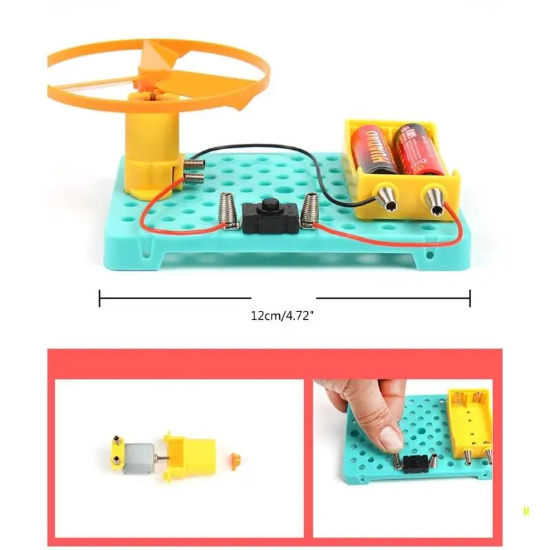 DIY 회로 전기 학습 키트 회로 학습을 위한 STEM 물리학 장난감 F19E