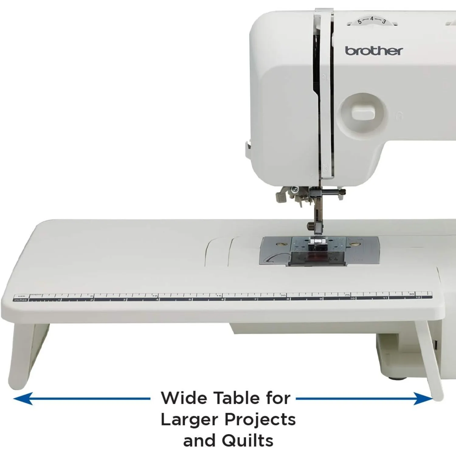 Sewing and Quilting Machine, XR3774, 37 Built-in Stitches, Wide Table, 8 Included Sewing Feet 2