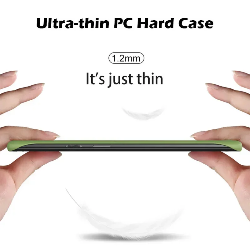 Ultra Thin Candy Color Matte Hard Plastic Frameless Phone Case
